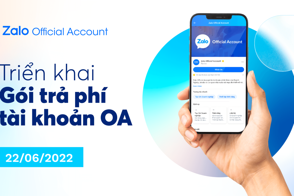Zalo OA doanh nghiệp chính thức thu phí từ 22-6-2022-1